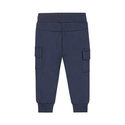 Dirkje Jongens Joggingbroek met klepzakken - Donkerblauw