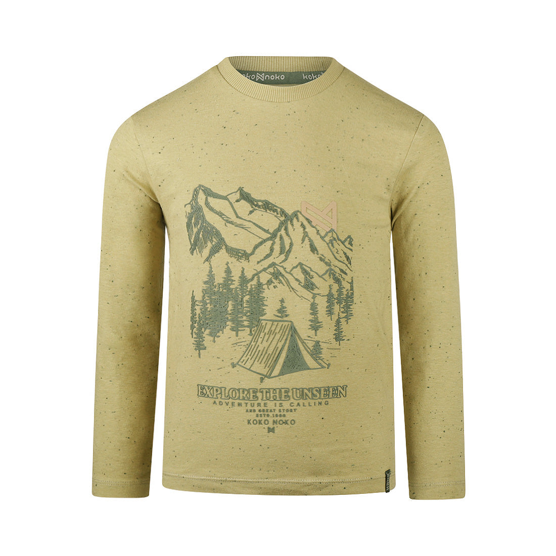 Koko Noko Jongens Longsleeve - Dusty green