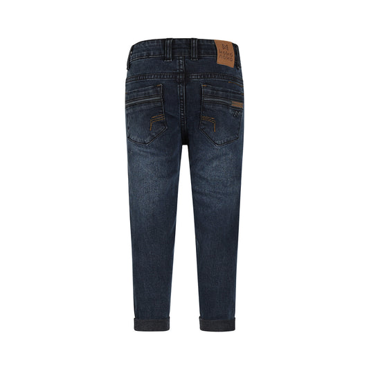 Koko Noko Jongens Loose fit jeans - Donkerblauw