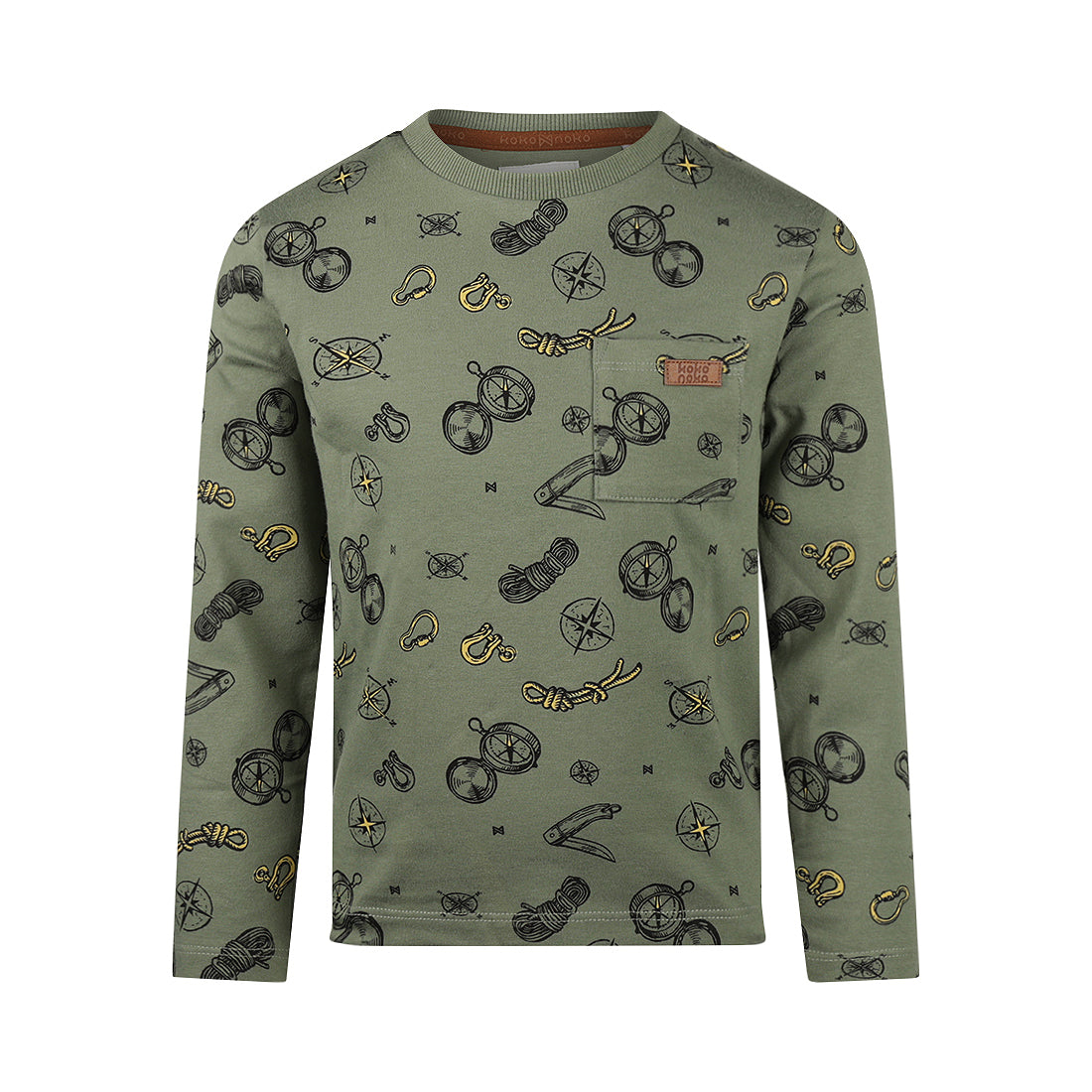 Koko Noko Jongens Longsleeve - Groen