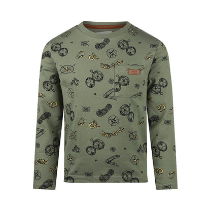 Koko Noko Jongens Longsleeve - Groen