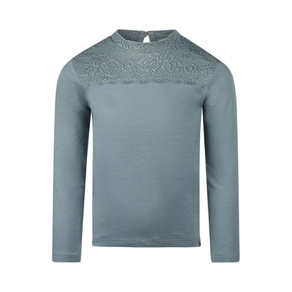 Koko Noko Meisjes Longsleeve - Grijsblauw