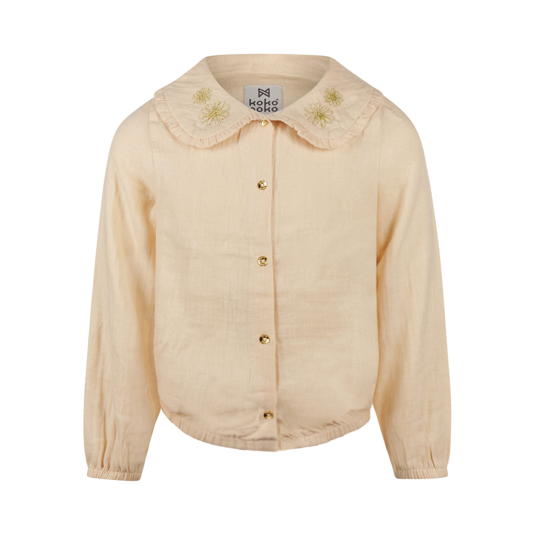 Koko Noko Meisjes Blouse - Crèmewit