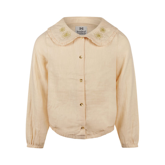 Koko Noko Meisjes Blouse - Crèmewit