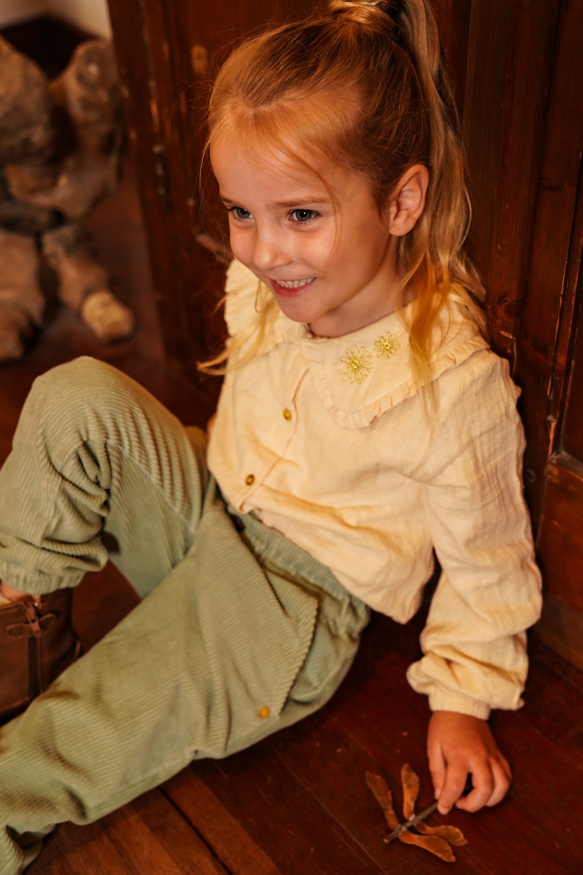 Koko Noko Meisjes Blouse - Crèmewit