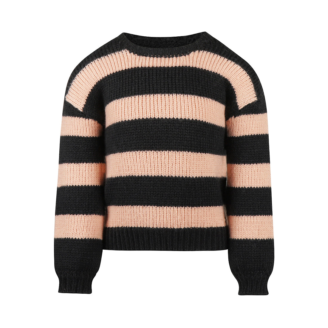 Koko Noko Meisjes Gestreepte trui - Dusty pink