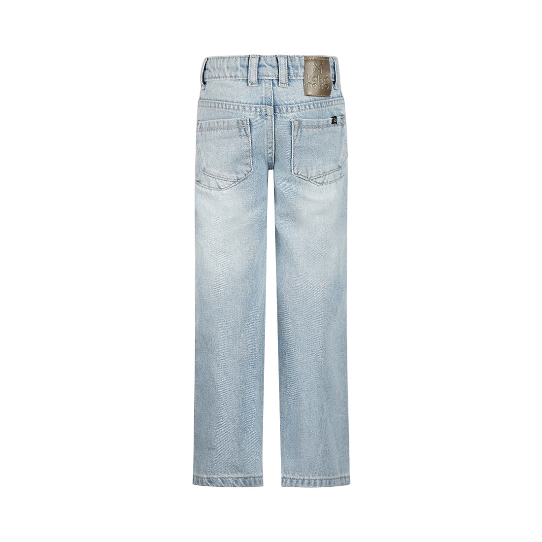 Koko Noko Meisjes Wide leg jeans - Lichtblauw