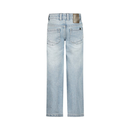 Koko Noko Meisjes Wide leg jeans - Lichtblauw