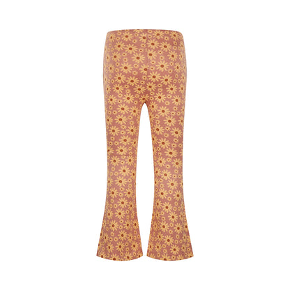 Koko Noko Meisjes Flared legging - Dark old pink