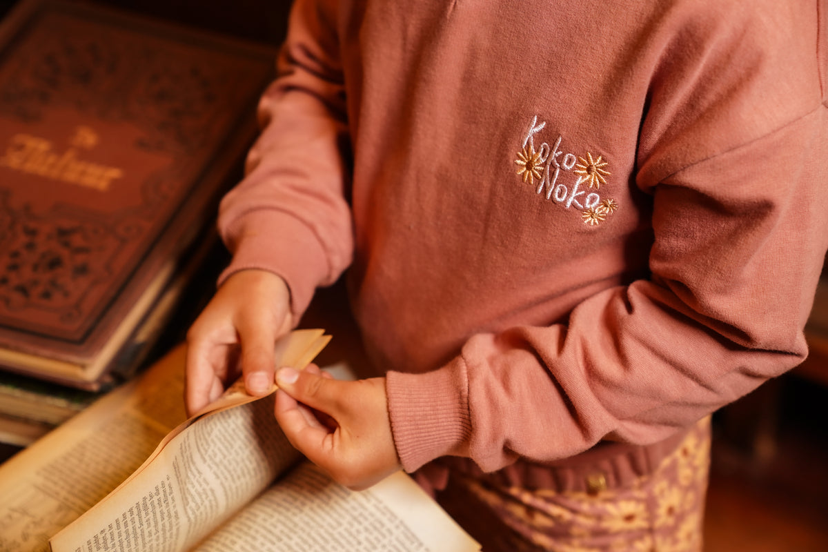 Koko Noko Meisjes Hoodie - Donker oudroze