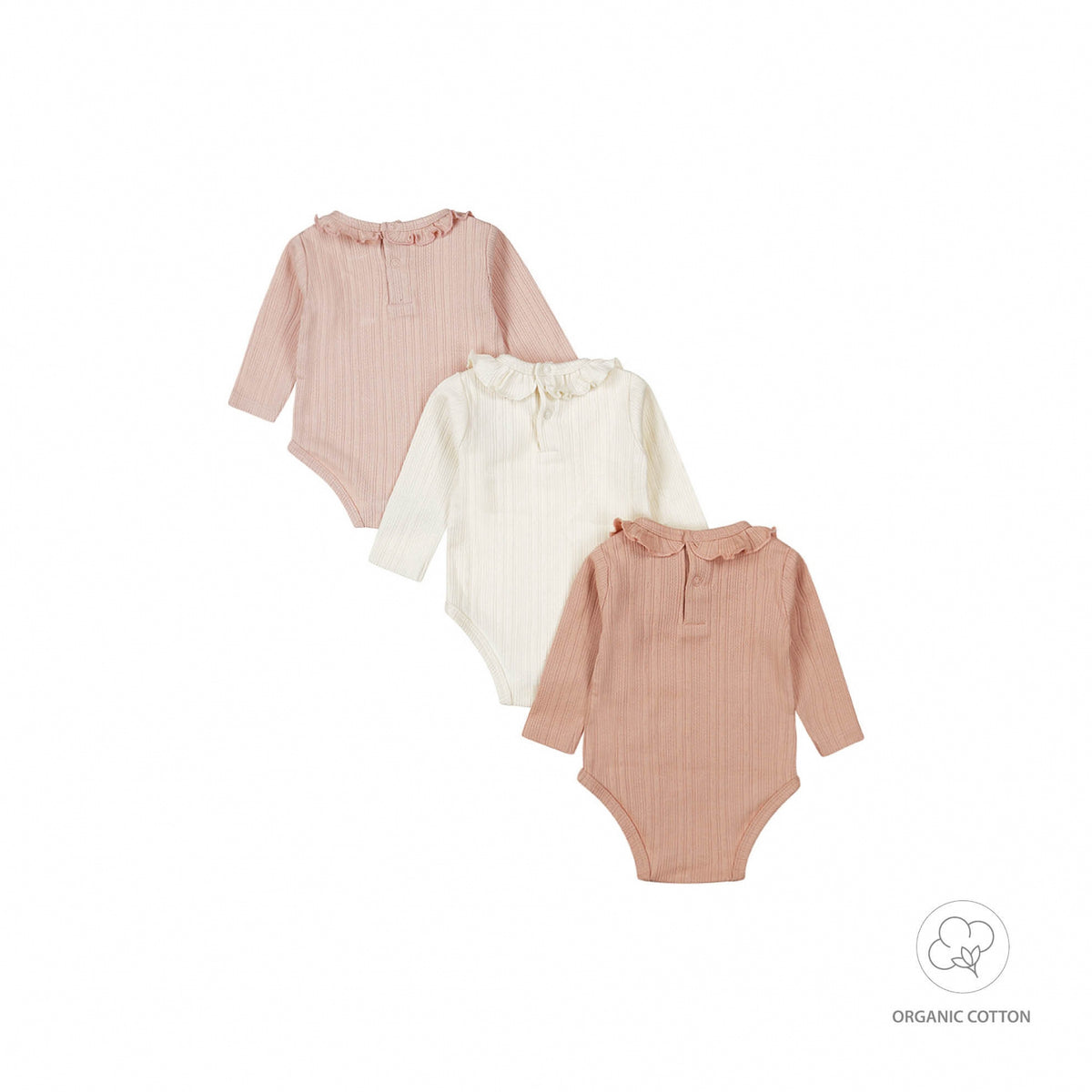 Dirkje pink meisjes rompertjes 3 PACK