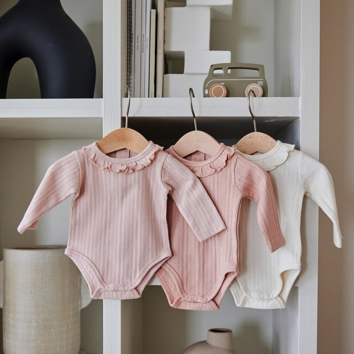 Dirkje pink meisjes rompertjes 3 PACK