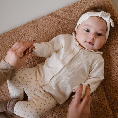 Dirkje baby broekje blaadjes