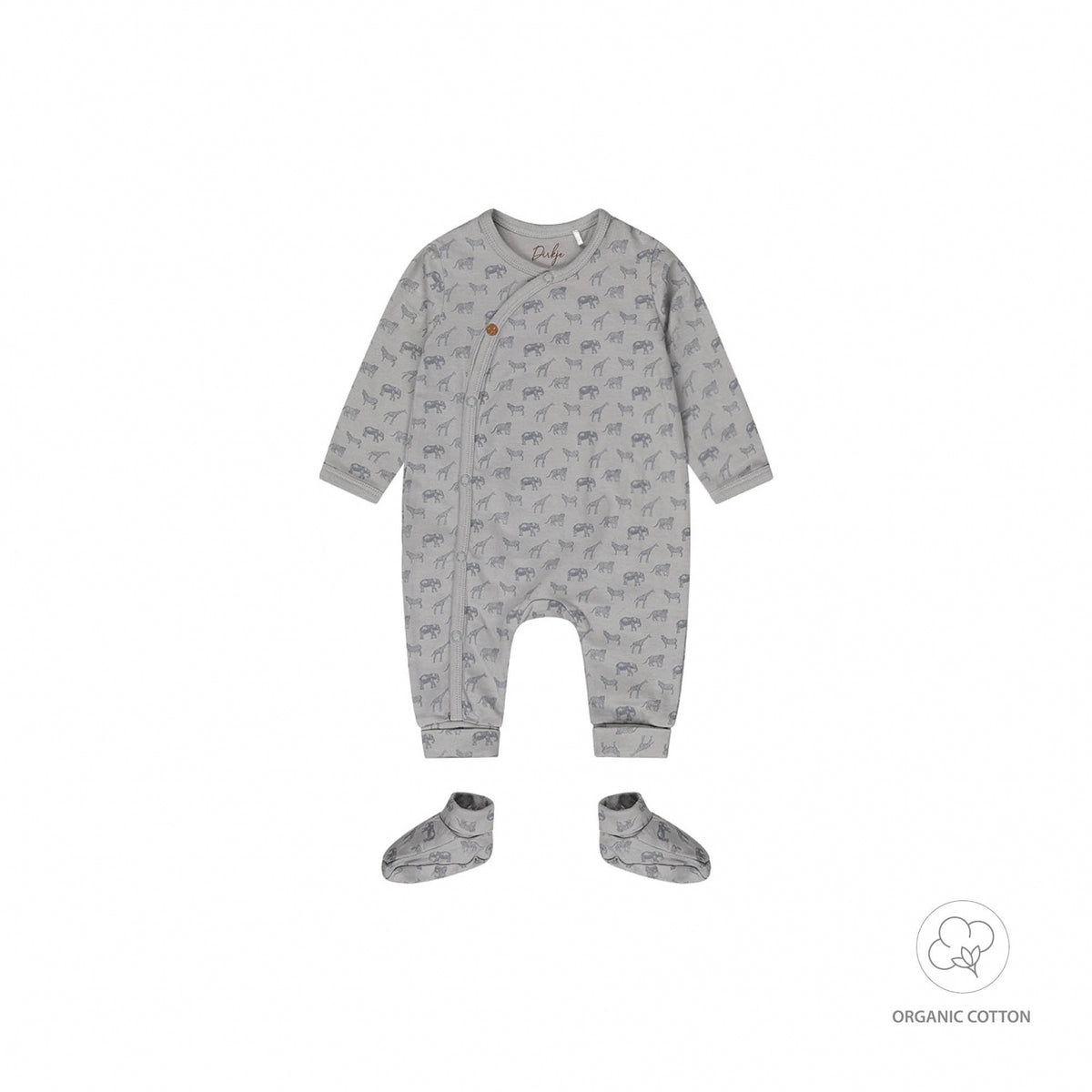 Dirkje baby boxpakje safari zachtblauw