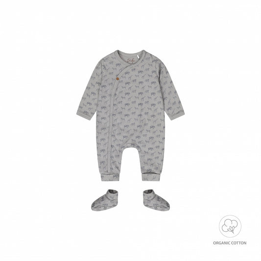 Dirkje baby boxpakje safari zachtblauw