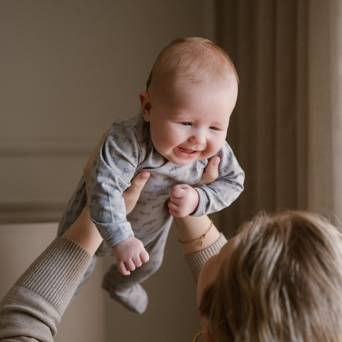 Dirkje baby boxpakje safari zachtblauw