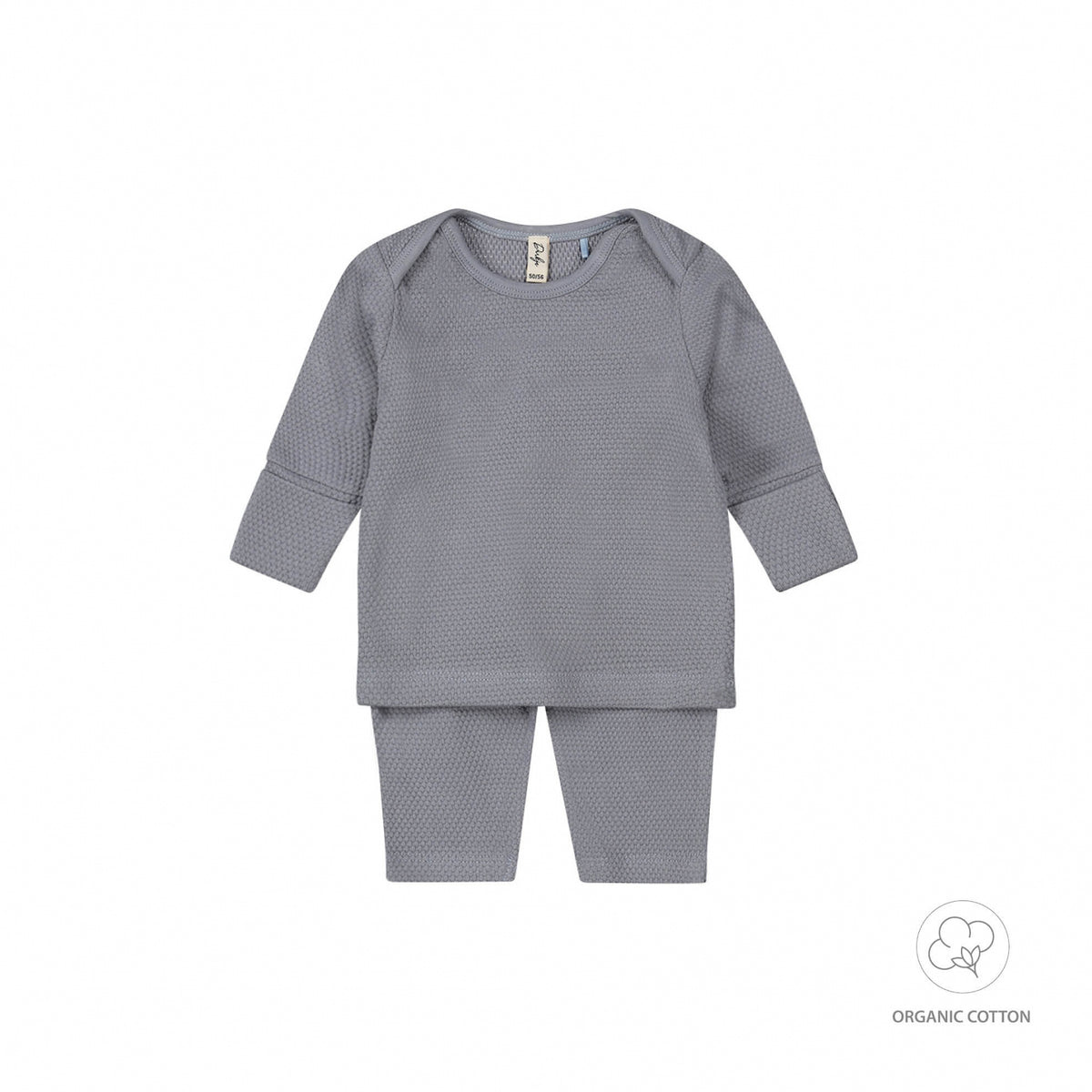 Dirkje faded blue baby set- t-shirt en broekje