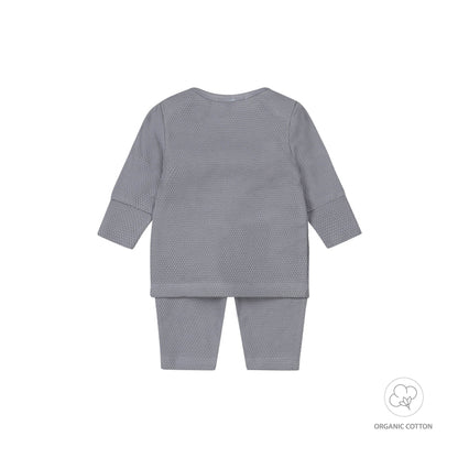 Dirkje faded blue baby set- t-shirt en broekje