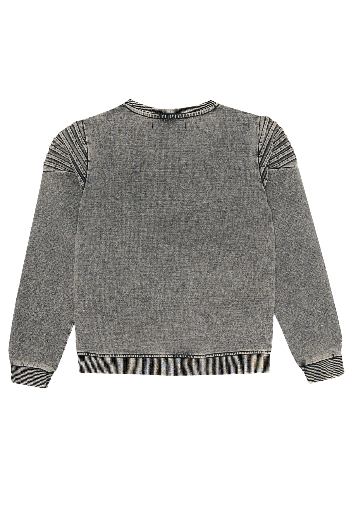 4President Jongens Sweater Nick - Grijs gewassen — detailfoto 2