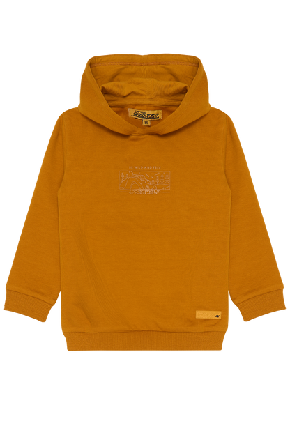 4President Jongens Hoodie Borre - Okergeel