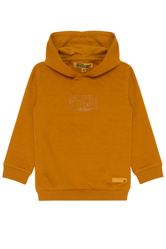 4President Jongens Hoodie Borre - Okergeel