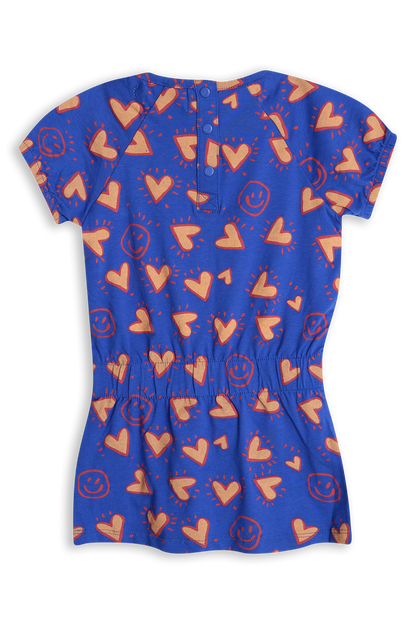 4President Meisjes Jurk - Dazzling Blue — detailfoto 3