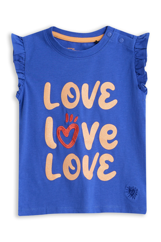 4President Meisjes Top - Dazzling Blue — detailfoto 2