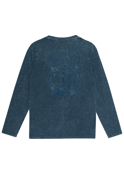 4President Jongens Longsleeve Noud - Blauw — detailfoto 2