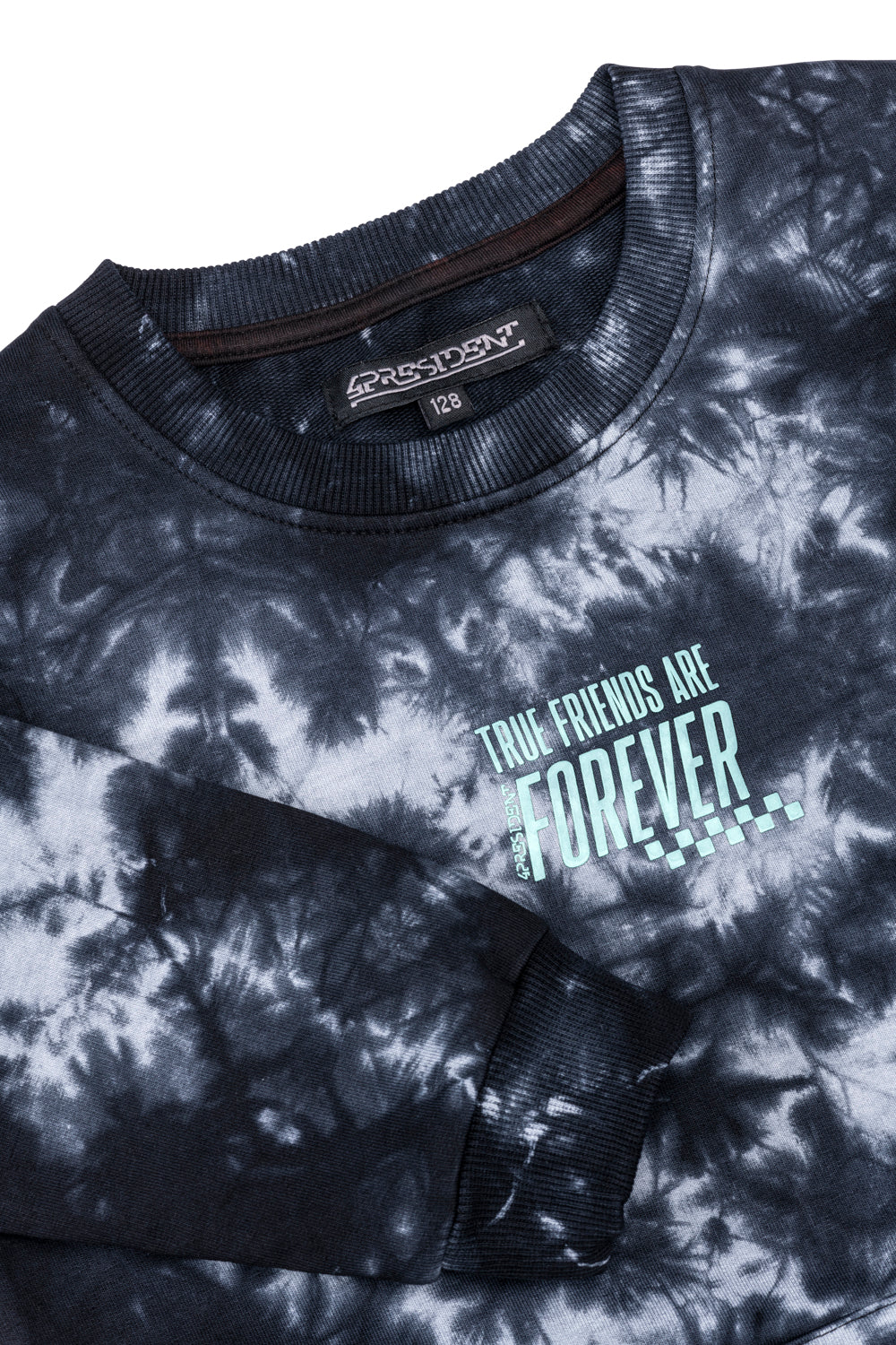 4President Jongens Sweater Aras - Zwart — detailfoto 3