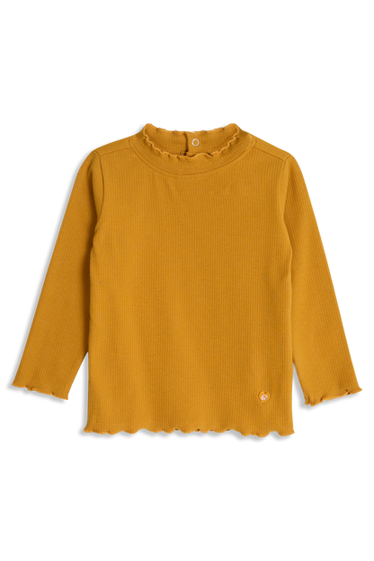 4President Meisjes Longsleeve Bregje - Okergeel
