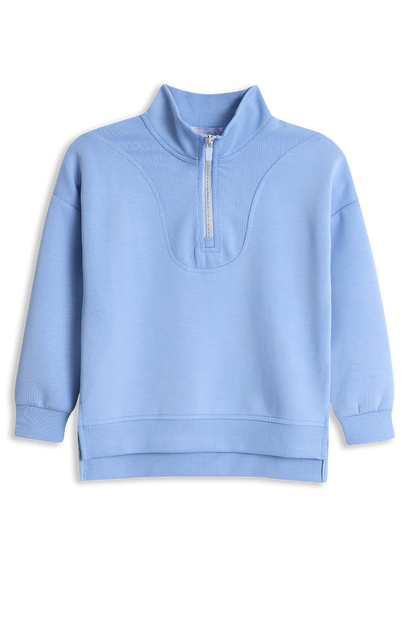 4President Meisjes Sweater Maud - Lichtblauw — detailfoto 2