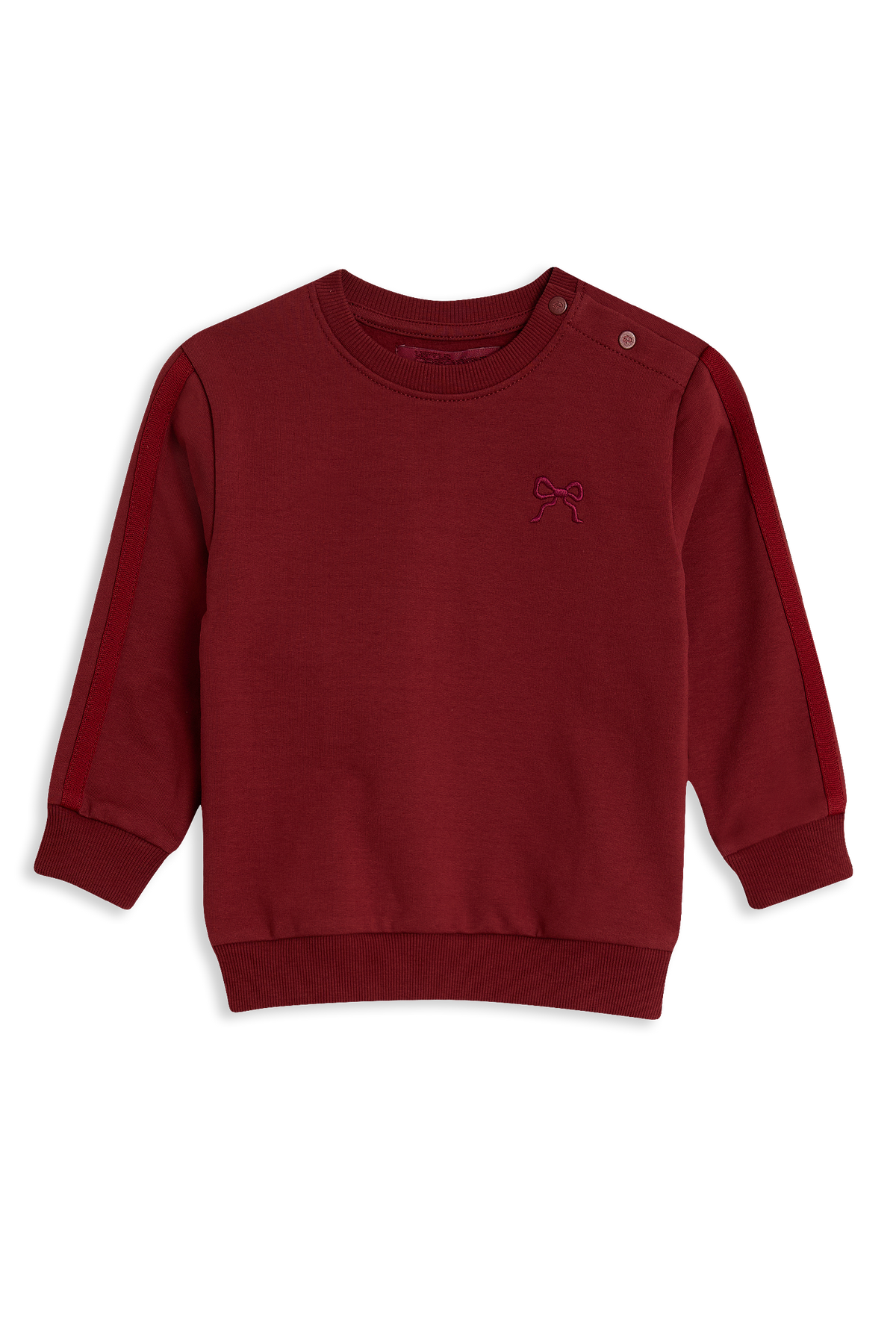 4President Meisjes Sweater Korra - Donker wijnrood — detailfoto 2