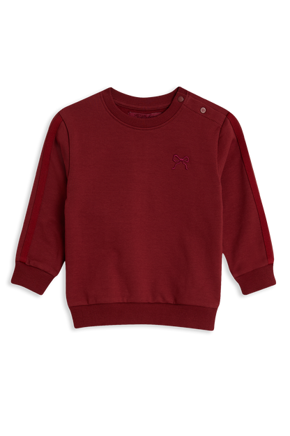 4President Meisjes Sweater Korra - Donker wijnrood — detailfoto 2