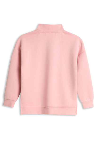 4President Meisjes Sweater Maud - Lichtroze — detailfoto 3
