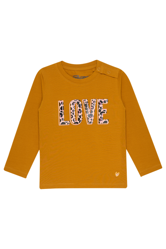 4President Meisjes Longsleeve Bibi - Okergeel