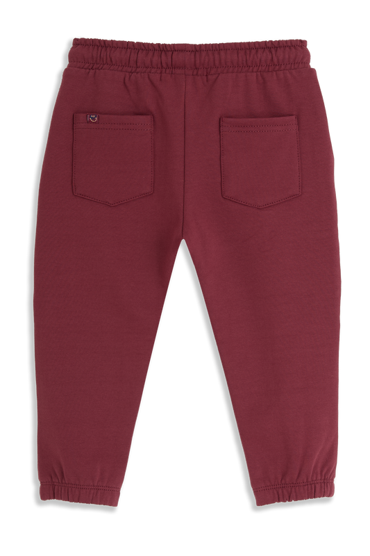 4President Jongens Joggingbroek Garrison - Bordeauxrood