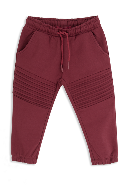 4President Jongens Joggingbroek Garrison - Bordeauxrood — detailfoto 2