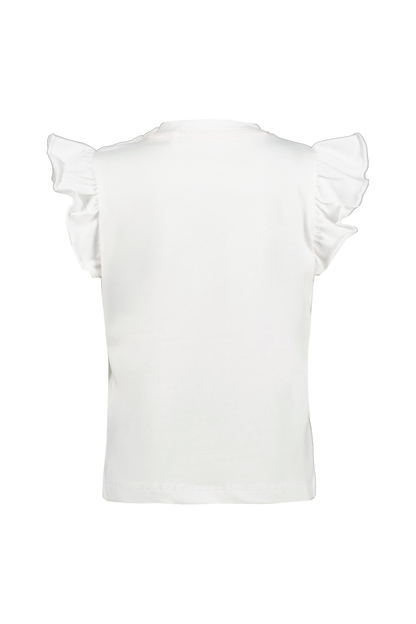 4President Meisjes T-shirt Esther - Wit — detailfoto 2