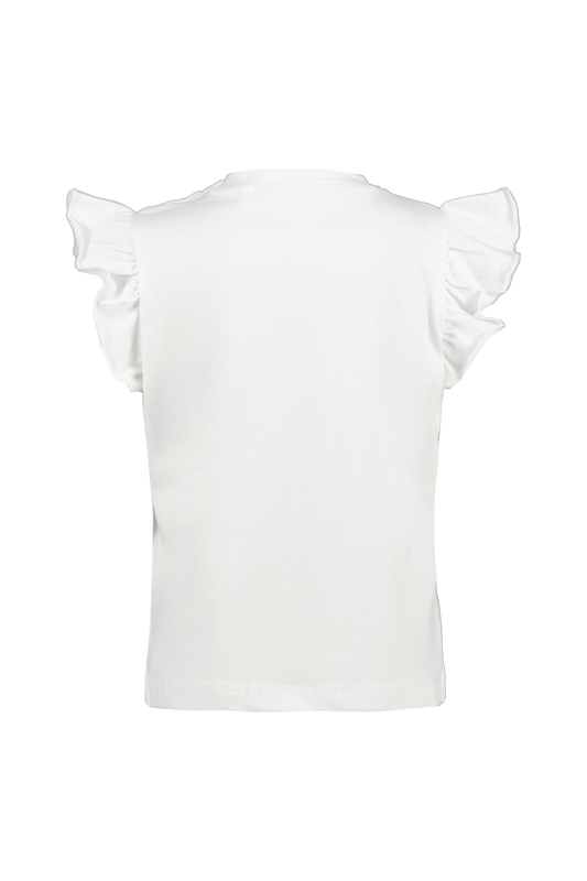 4President Meisjes T-shirt Esther - Wit — detailfoto 2