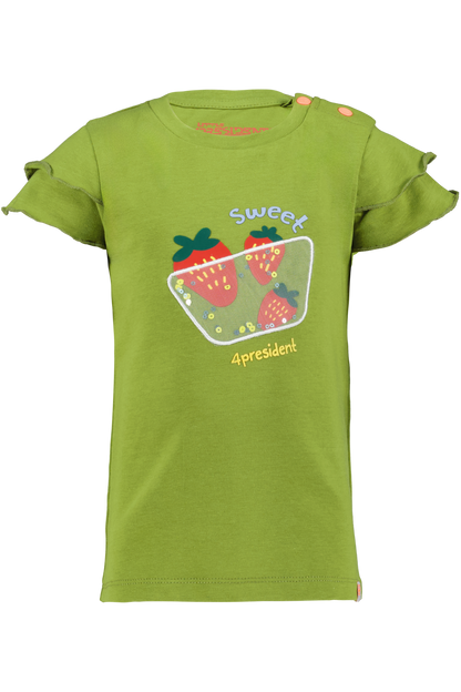 4President Meisjes T-shirt Liliana - Grasgroen