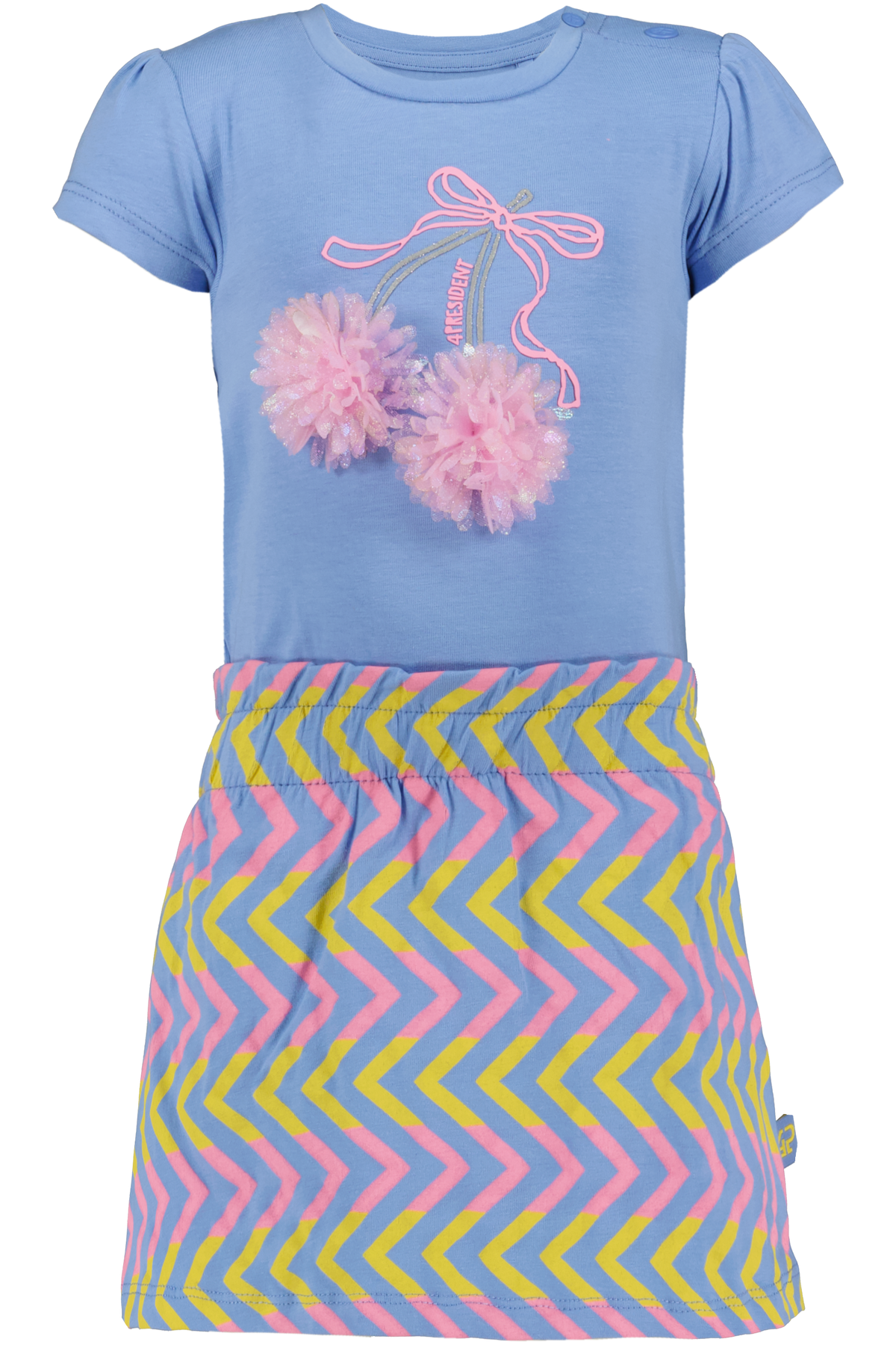 4President Meisjes Jurk Lyra - Blauw