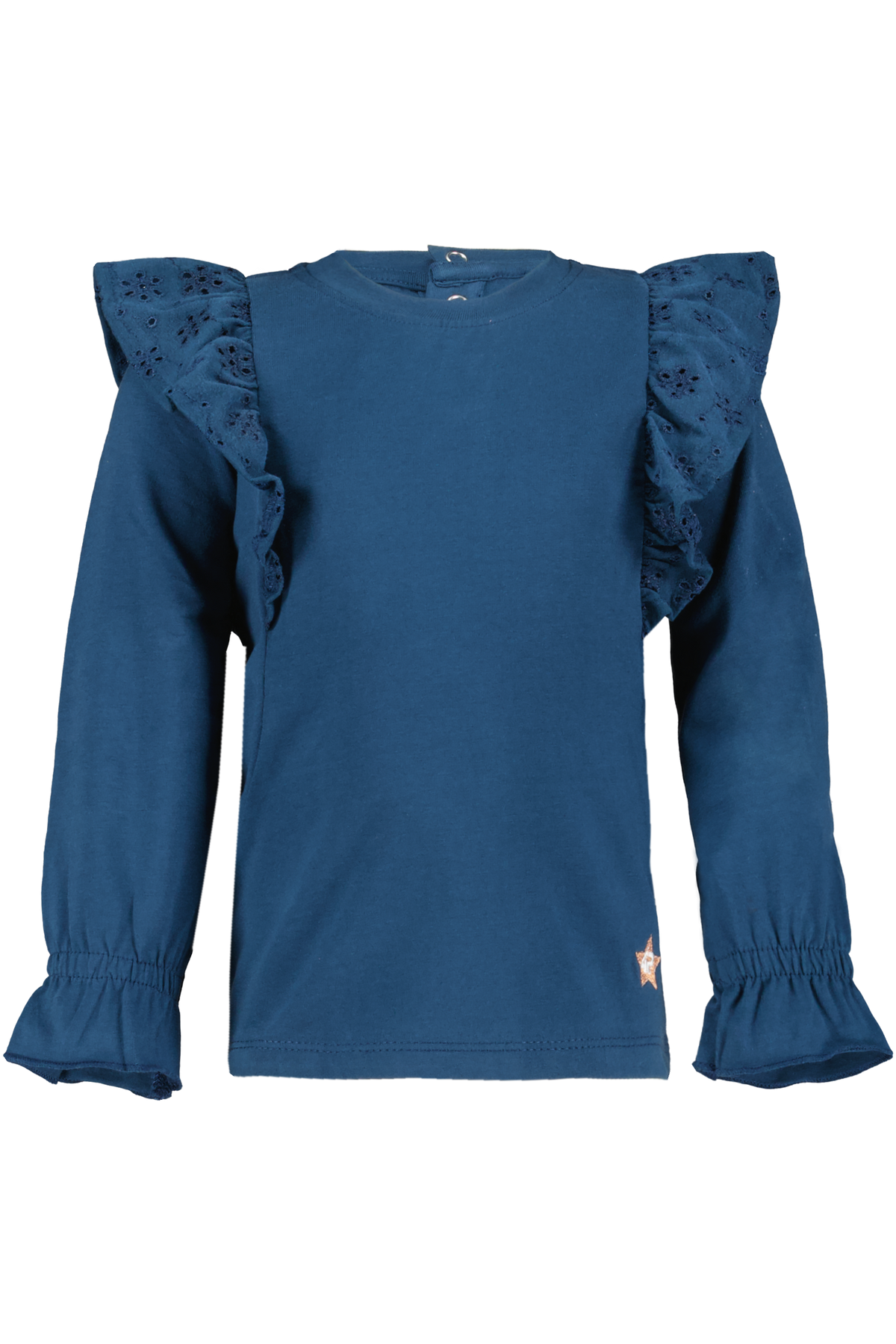4President Meisjes Longsleeve Kensi - Blue Wing Teal