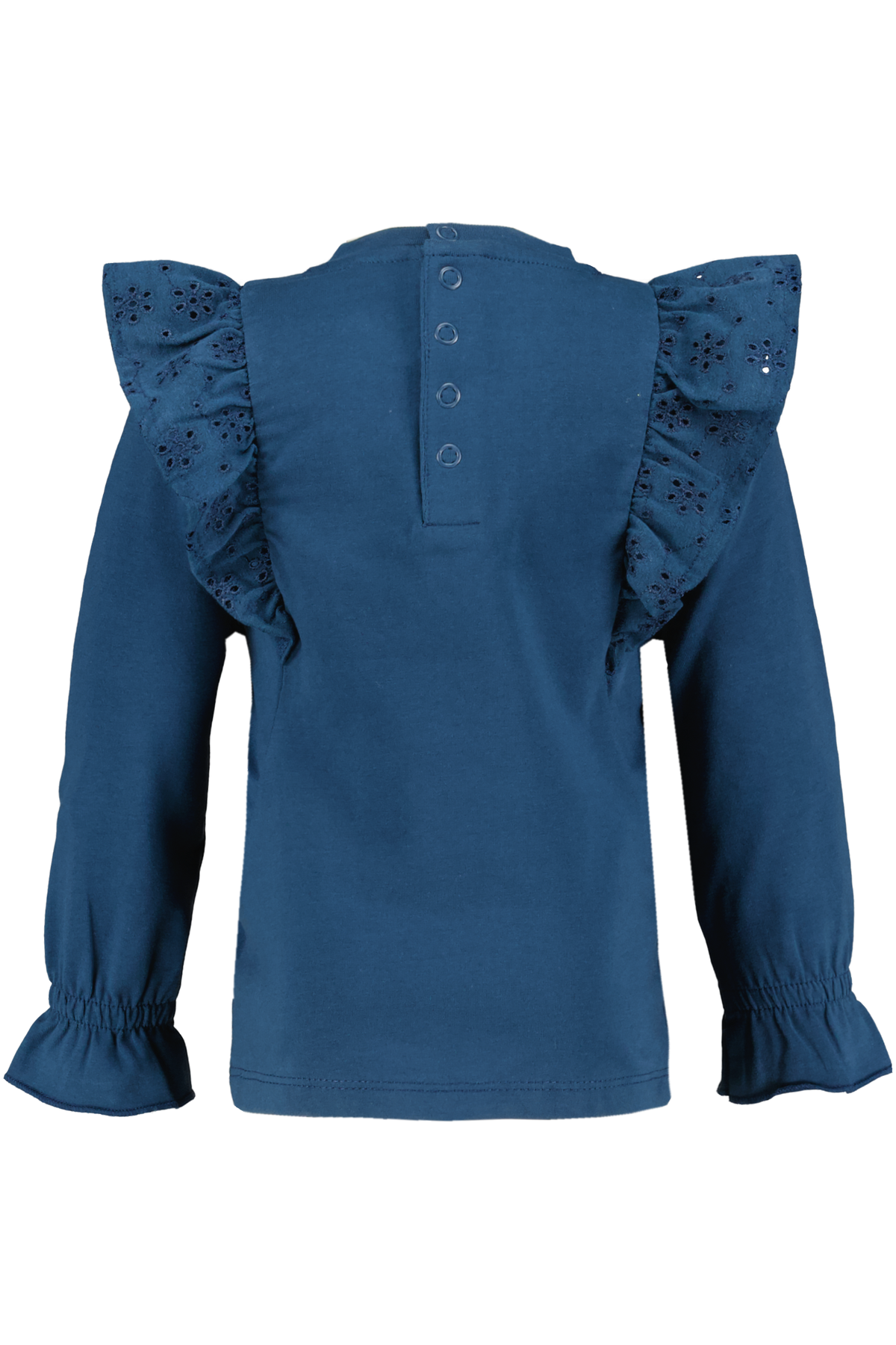 4President Meisjes Longsleeve Kensi - Blue Wing Teal — detailfoto 2