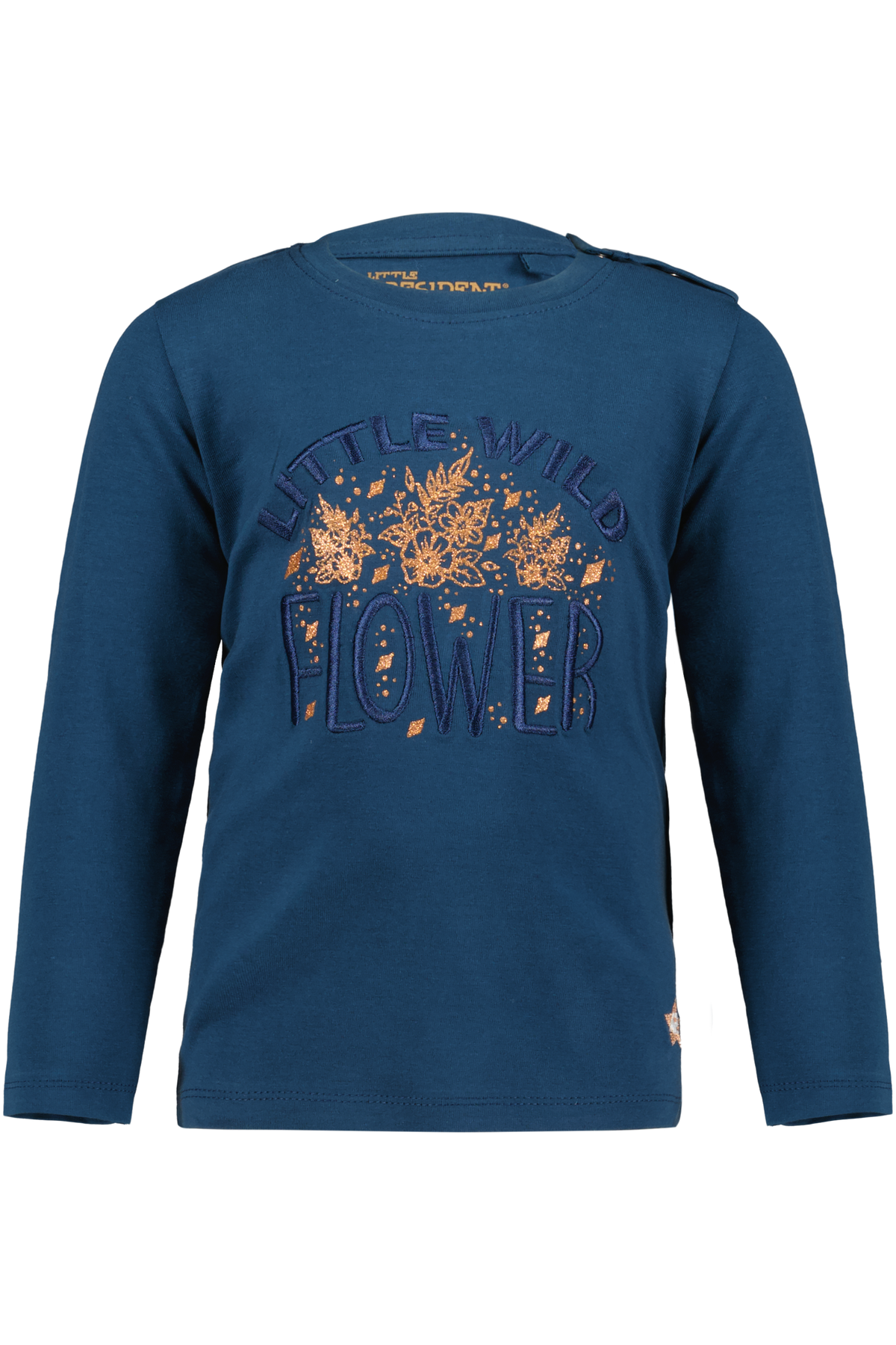 4President Meisjes Longsleeve Kiana - Blue Wing Teal
