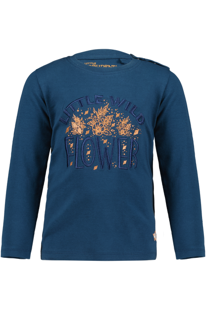4President Meisjes Longsleeve Kiana - Blue Wing Teal