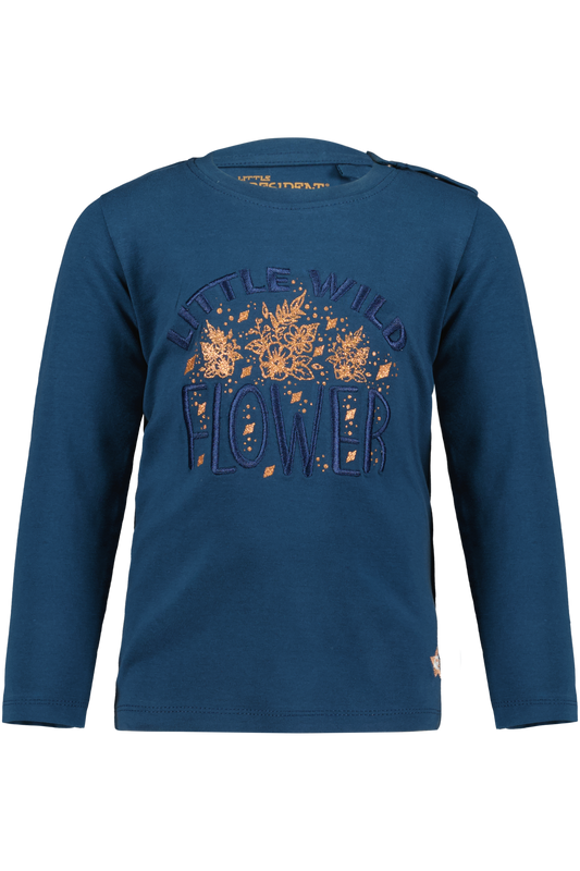 4President Meisjes Longsleeve Kiana - Blue Wing Teal