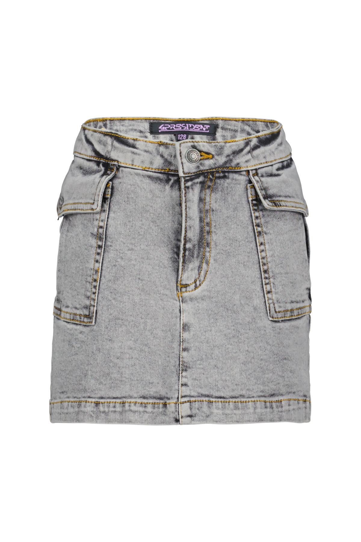 4President Meisjes Rok Mitty - Grey Wash