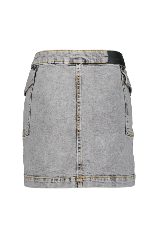 4President Meisjes Rok Mitty - Grey Wash — detailfoto 2