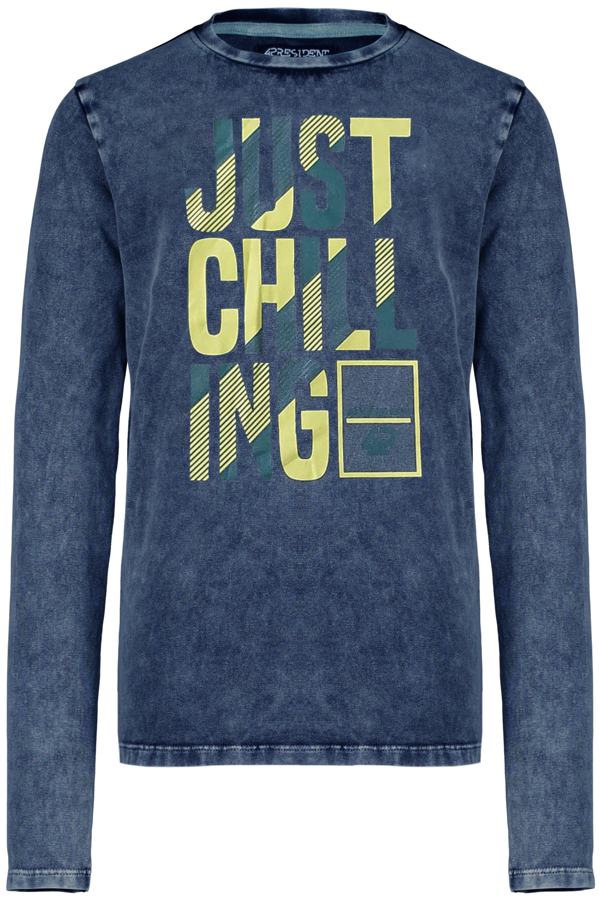 4President Jongens Longsleeve Maas - Navy