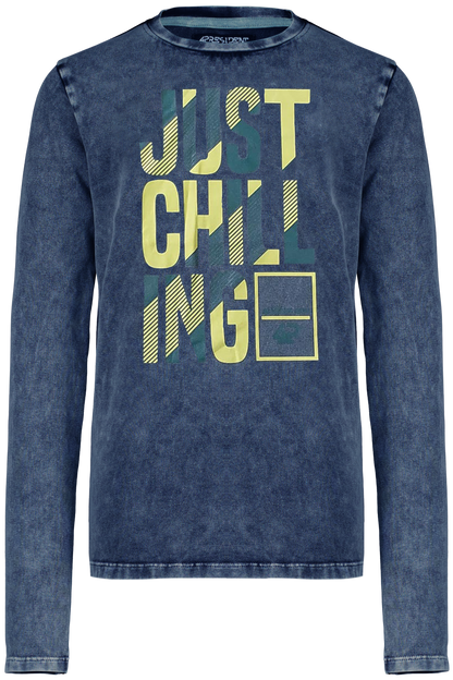 4President Jongens Longsleeve Maas - Navy